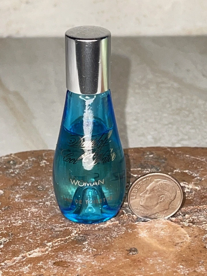 Perfume vintage COOL WATER para mujer de Davidoff Mini .17 oz/5 ml EDT NUEVO EN CAJA Foto 2 de 4