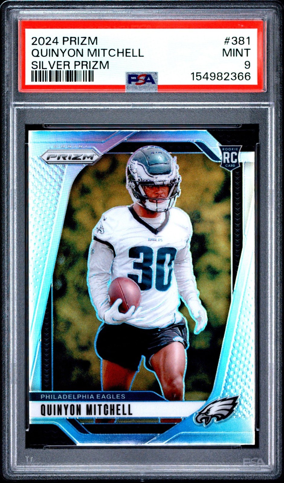 Quinyon Mitchell Panini Prizm #381 Silver