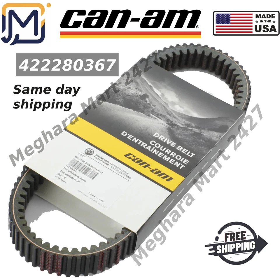 Can-Am 422280367 Clutch Drive Belt 2013-2020 Maverick Commander Max 1000R DPS - Image 4 of 4