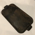 Griswold-Erie PA-#8 Cast Iron Griddle 908 C-Straight Logo-Antique