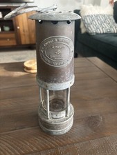 E. Thomas & Williams  Ltd. Makers Aberdare Wales~ Cambrian Brass Miner’s Lamp