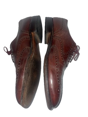 Allen Edmonds Chester Wingtip Oxford Shoes Men’s 9.5 D Burgundy Leather 1973S Allen Edmonds Chester Wingtip Oxford Shoes | Mercari main image 4