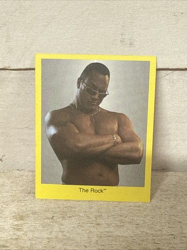 1998 Cardinal WWF Trivia Series 2 The Rock Card Dwayne Johnson
