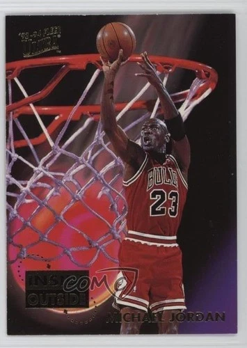 1993-94 Fleer Ultra Inside Outside Michael Jordan #4 HOF