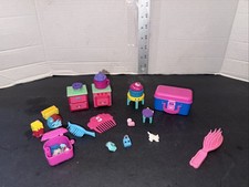 Shopkins Playset Lot Characters Figures Accessories Theater Miniatures Bundle