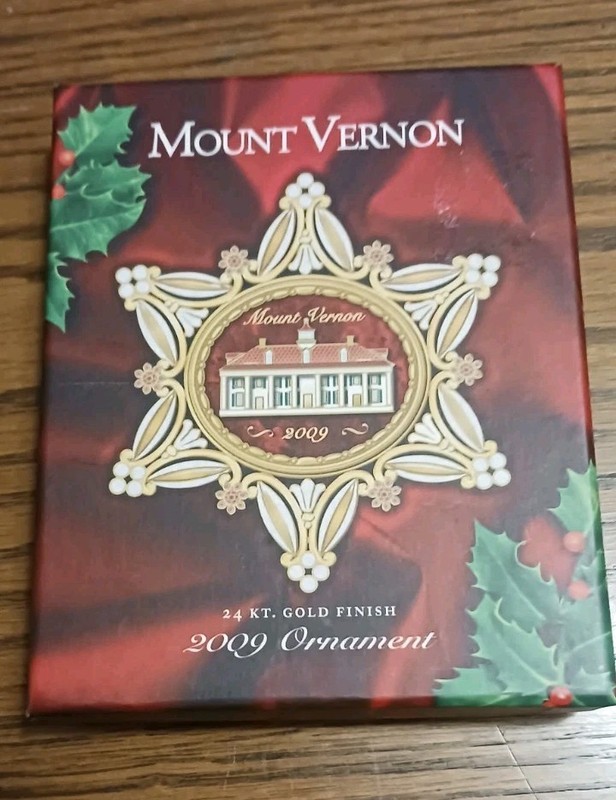 2009 Mount Vernon Star Annual Christmas Ornament