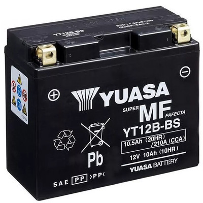 BATTERIA YUASA YT12B-BS DUCATI Monster 696 08-10 DA 12VOLT 10.5AH - 150X69X130MM
