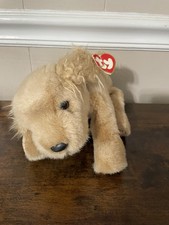 Ty Beanie Buddy Plush Corky 1996 Tan c*cker Spaniel Dog Floppy Retired With Tag
