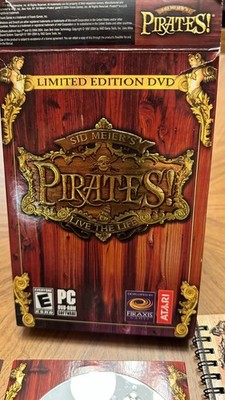 Sid Meier's Pirates! Limited Edition DVD PC 2004 Big Box Manual Map Key