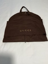 GUCCI Brown Fabric Dust Cover Travel Dress Bag Size 58x18"