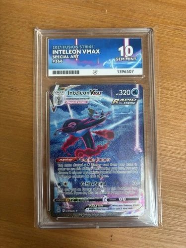 Pokémon TCG 🔥 Inteleon VMAX 🔥 Fusion Strike 🔥 266/264 🔥 Ace 10 🔥