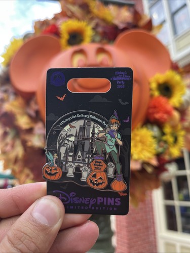 Prendedor Peter Pan Tinker de Mickey’s Not So Scary para fiesta de Halloween de los parques de Disney 2025
