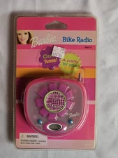 Vintage 2002 Mattel Barbie Radio w/ LED dial for bike. Nos dead stock. Rare HTF 