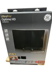 GE UltraPro Optima HD Antenna HDTV/4K Ultra/UHF/VHF 60 Miles