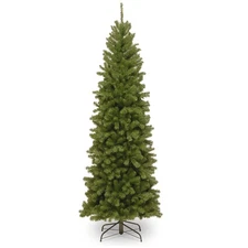 6.5 ft Unlit North Valley Spruce Slim Artificial Christmas Tree, 832 Tips, In...