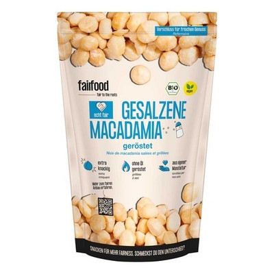 Faire Macadamia - geröstet & gesalzen 125g | FAIRFOOD