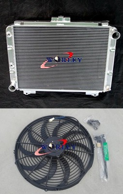 5 Row Aluminum Radiator + Fan for 1964 Ford Galaxie 500 500XL 4.7/5.8/6.4L L6 V8