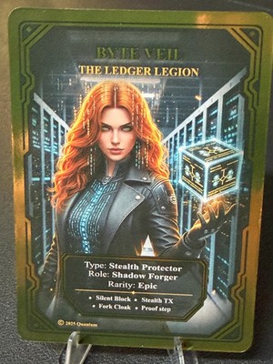 2025 Quantum TCG Epic Byte Veil Gold Border