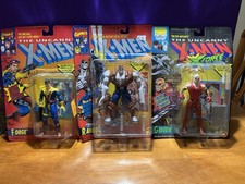 Product Image: FORGE, RANDOM & GIDEON BY TOY BIZ WITH MARVEL UNIVERSE TRADING CARDS