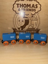 BRIO CARGO BLUE CONTAINER WAGON THOMAS FRIENDS WOODEN RAILWAY TRAIN COMPAT 33692