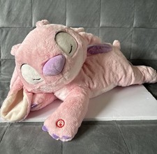 Disney Angel Lilo  Stitch Light Up Laying 20" Pink Plush Primark Soft - Works 