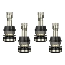 deemars 4PCS TR416 Valve Stem, Premium Metal Tire Valve Stems for Tubeless Ti...