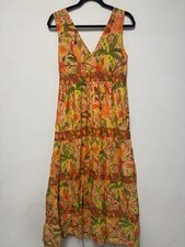 NWTS Anthropologie Farm Rio Tropical Tiered Maxi Dress Size M