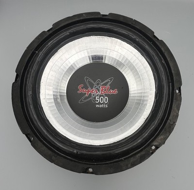 Super Blue 500 Watt 10'' Car Audio Subwoofer - Pyramid