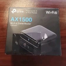 TP-Link AX1500 Wi-Fi 6 Travel Router TL-WR1502X Portable USB-C Powered Used