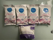 Lot of 5 No Rinse Shampoo Caps Clean Life & Medcosa (All New/Unused/In Package) 