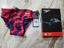 Speedo Competitive Endurance Vortex Maze Swim Brief Size 22 - FREE SHIPPING