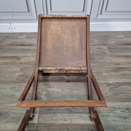 Antique Solid Wooden Vintage Adjustable Gout Rocker - Rocking Foot Stool Rest - Picture 12 of 24
