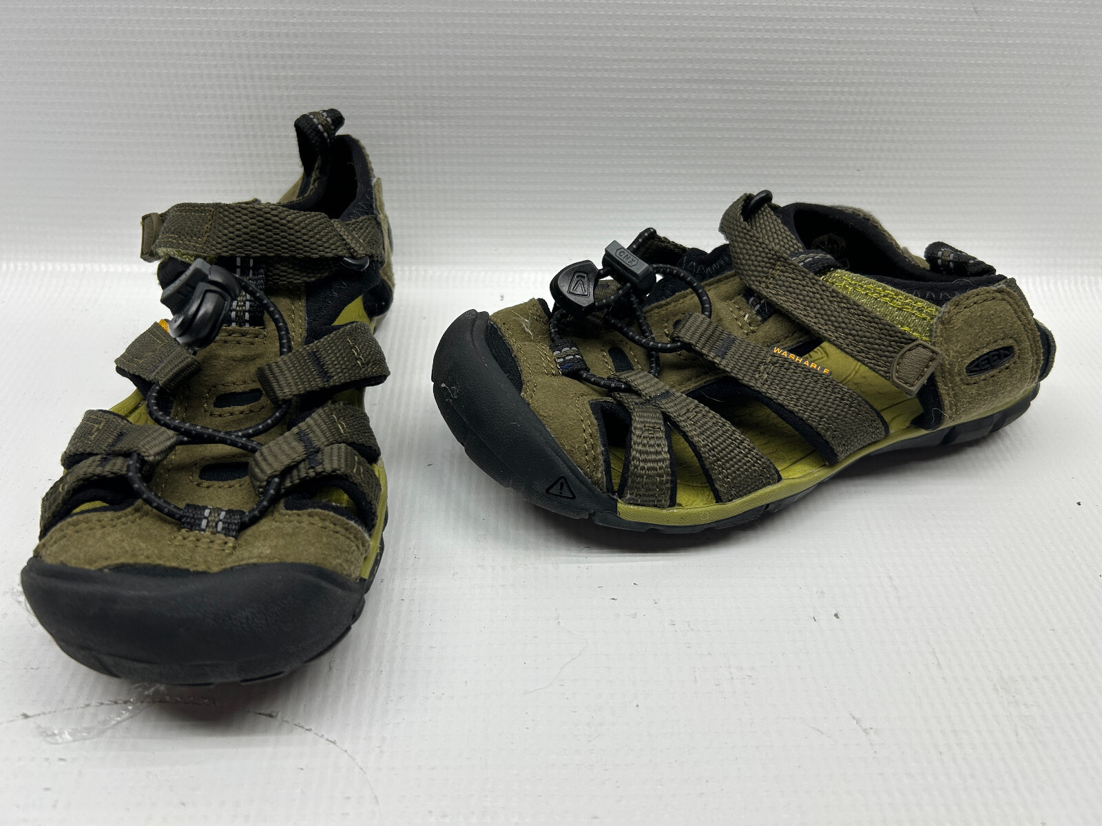 Sandali Keen impermeabili lavabili ragazzo taglia 11 verde oliva verde