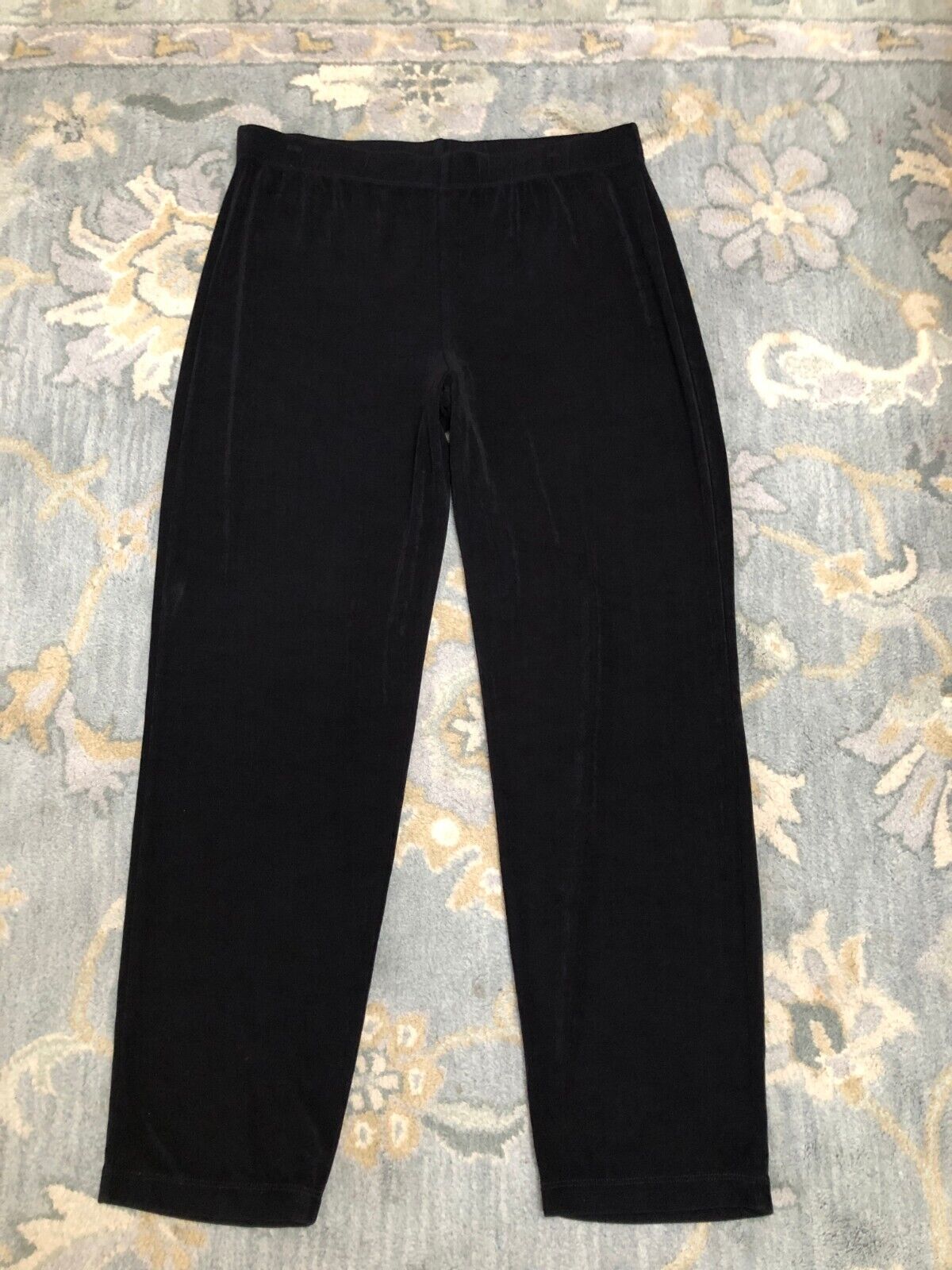 Chicos Travelers Black Slinky Pull On Pants Womens Size 2 R = Large - Helia  Beer Co
