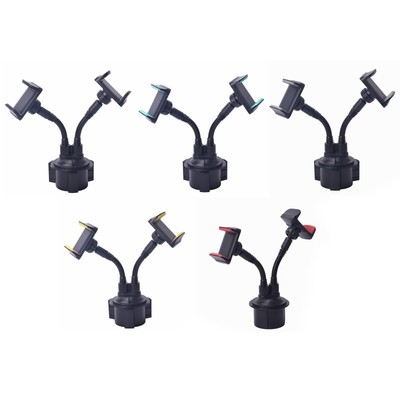 Dual Cellphone Holder 360° Rotatable Universal Phone Height Adjustable