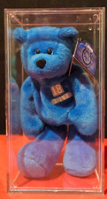 NEW 1998 LIMITED TREASURES PEYTON MANNING COLTS PRO BEAR WITH FREE DISPLAY CASE
