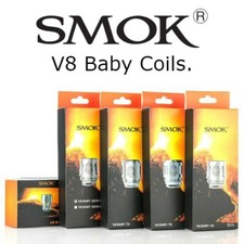 SMOK BABY BEAST COILS Authentic TFV8 Baby Beast V8 baby M2 Q2 X4 T6 T8 Coil 5pk