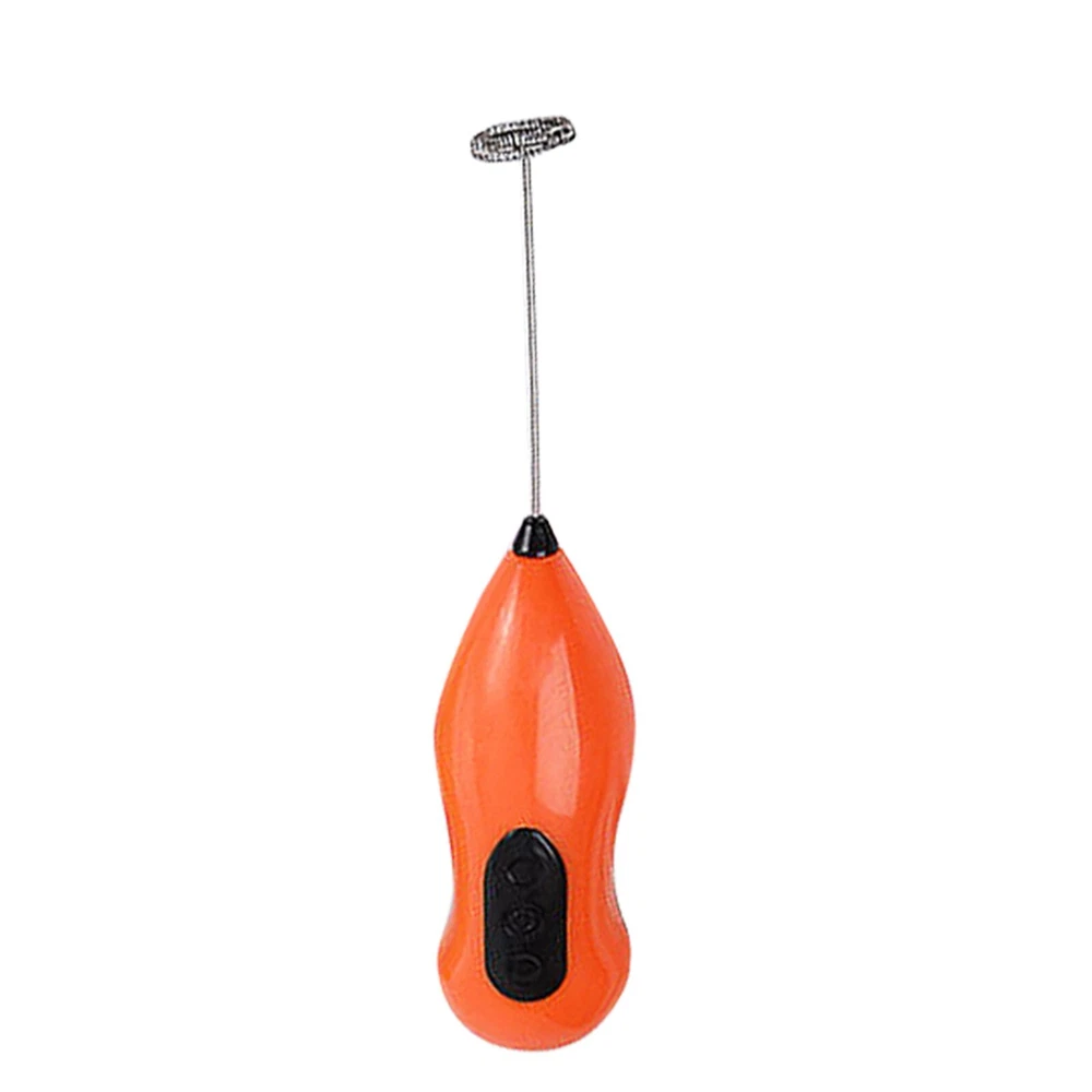 Milk Frother Handheld Electric Coffee Beverage Mixer Stainless Steel Whisk