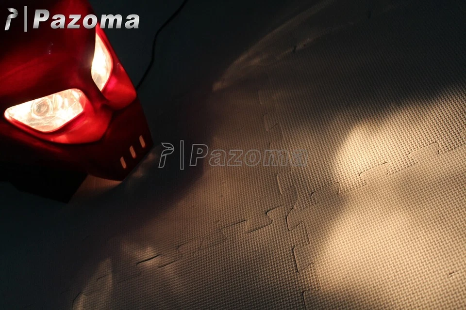 Carenado de faros alienígenas de 12 V para moto Yamaha Honda Street Naked Foto 4 de 4