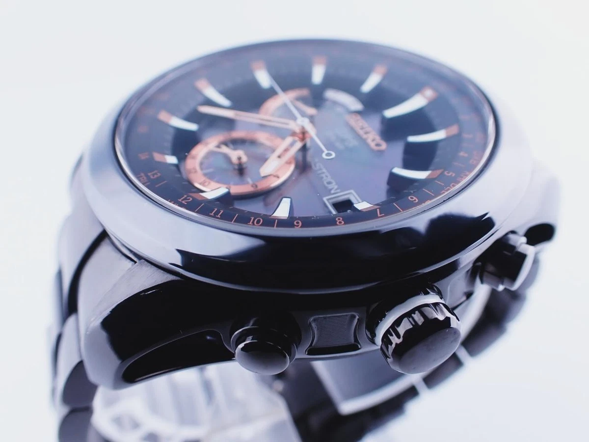 Seiko Astron 7X52 0AC0 Limited Edition Titanium Black Round Solar