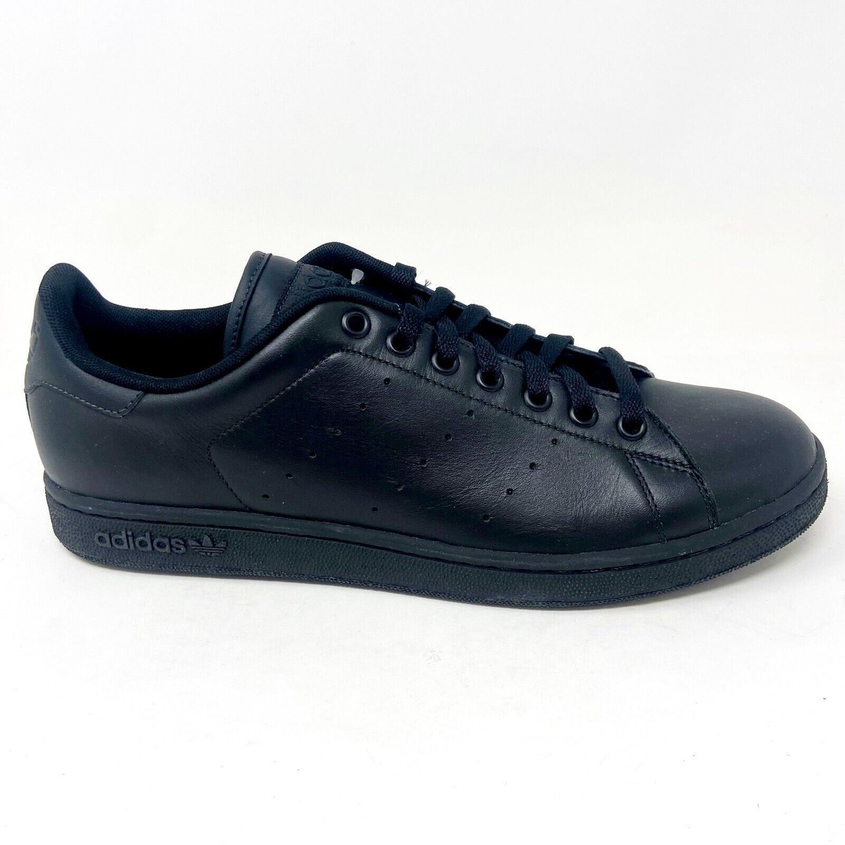 Adidas Originals Stan Smith 2 Triple Black Mens Retro Adidas Originals Stan Smith 2 Triple Black Mens Retro