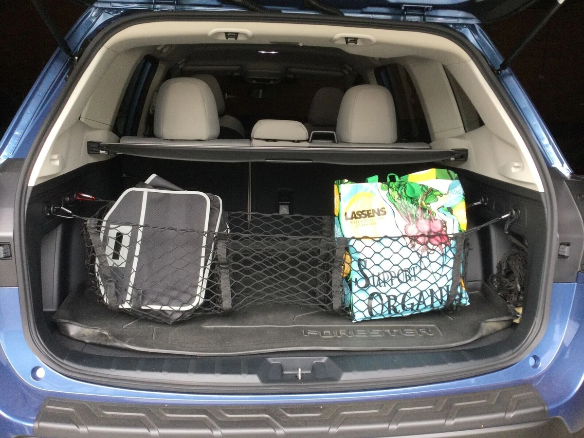 3 Pockets Trunk Organizer Mesh Storage Cargo Net for SUBARU