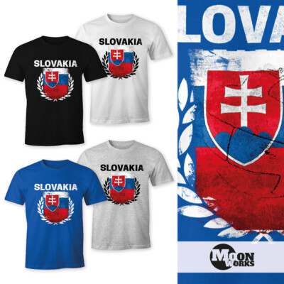 Herren T-Shirt - Fußball EM 2016 Slovakia Slowakei Flagge Vintage - Comfort Fit