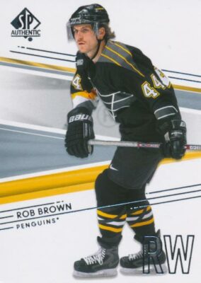 2014-15 SP Authentic #63 ROB BROWN - Pittsburgh Penguins