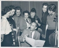 1960 Photo Norma Durst Viola Adele Sterry Flute Musicians John Verrall WA 8x10