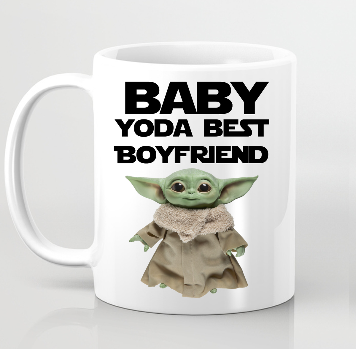 Star Wars Baby Yoda Best Girlfriend Boyfriend Mug Grogu