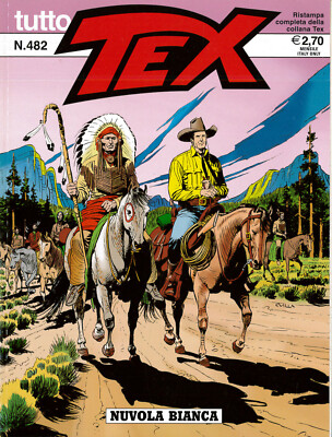TEX NUVOLA BIANCA 482 COMPLETA LA TUA RACCOLTA  NUOVO  D'EPOCA VINTAGE