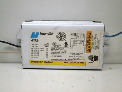 Magnetek 4110P Fluorescent Ballast for 13W GX23, F12T12 F14T12 F15T12 F15T8 Lamp