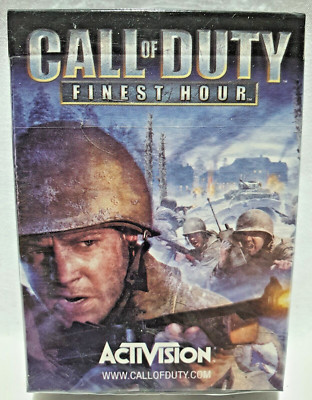 Call of Duty Finest Hour Poker Playing Cards Pinup Girls Activision Original NEW