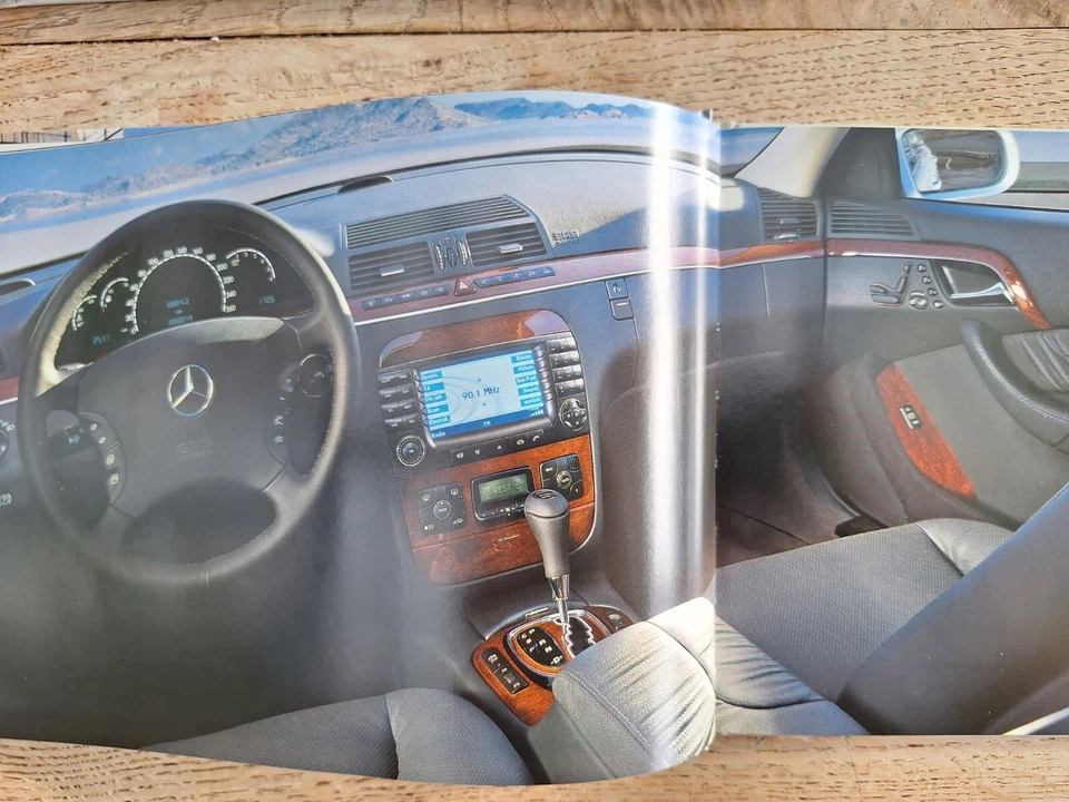 MERCEDES CLASSE S 2002-2003 BROCHURE CARTONNEE 84 PAGES TEXTE Français - Photo 4/4